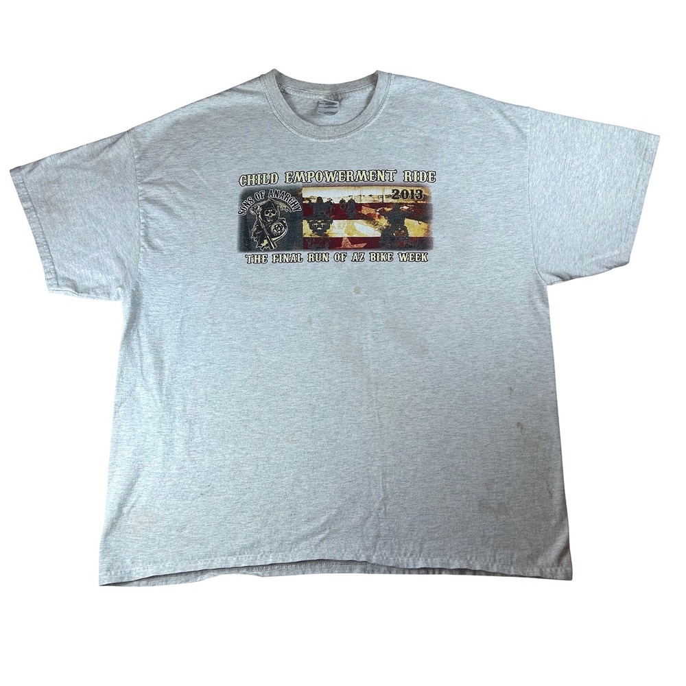 Gildan Child Empowerment Ride 2013 Sons of Anarchy AZ Bike Week T Shirt 2XL - Picture 1 of 10